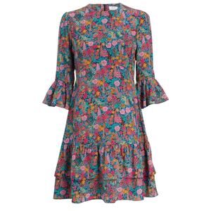 Liberty Silk Floral Mini Dress Size XS